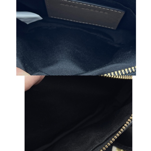 Marc Jacob Snapshot crossbody multi leather bag gray with dust bag gold strap - Picture 15 of 16